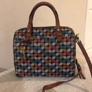 Pattern Multicolor Fossil Women’s Rachel Satchel